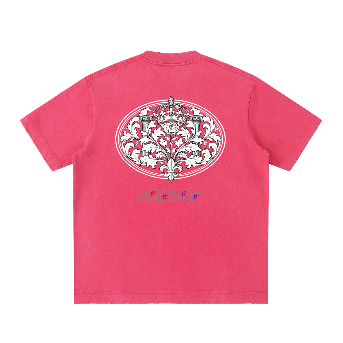 Heavyweight Vintage Washed Frayed T-Shirt