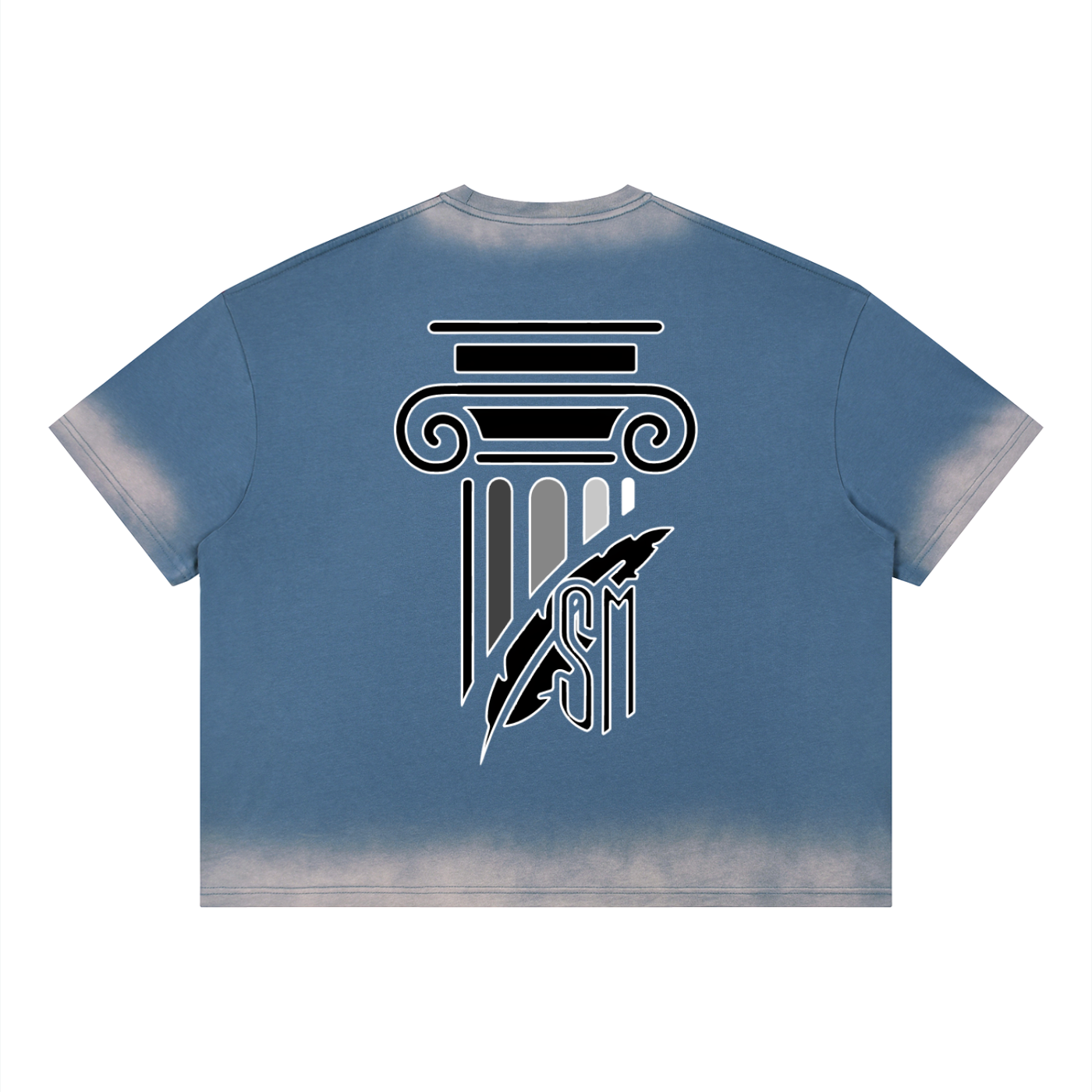 Unisex Boxy Sunfade Vintage Wash T-Shirt