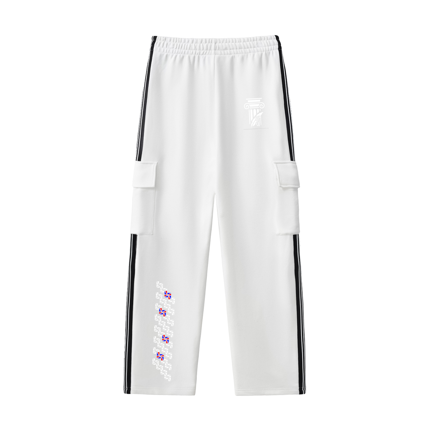 Shades Side Stripe Straight-Leg Pants