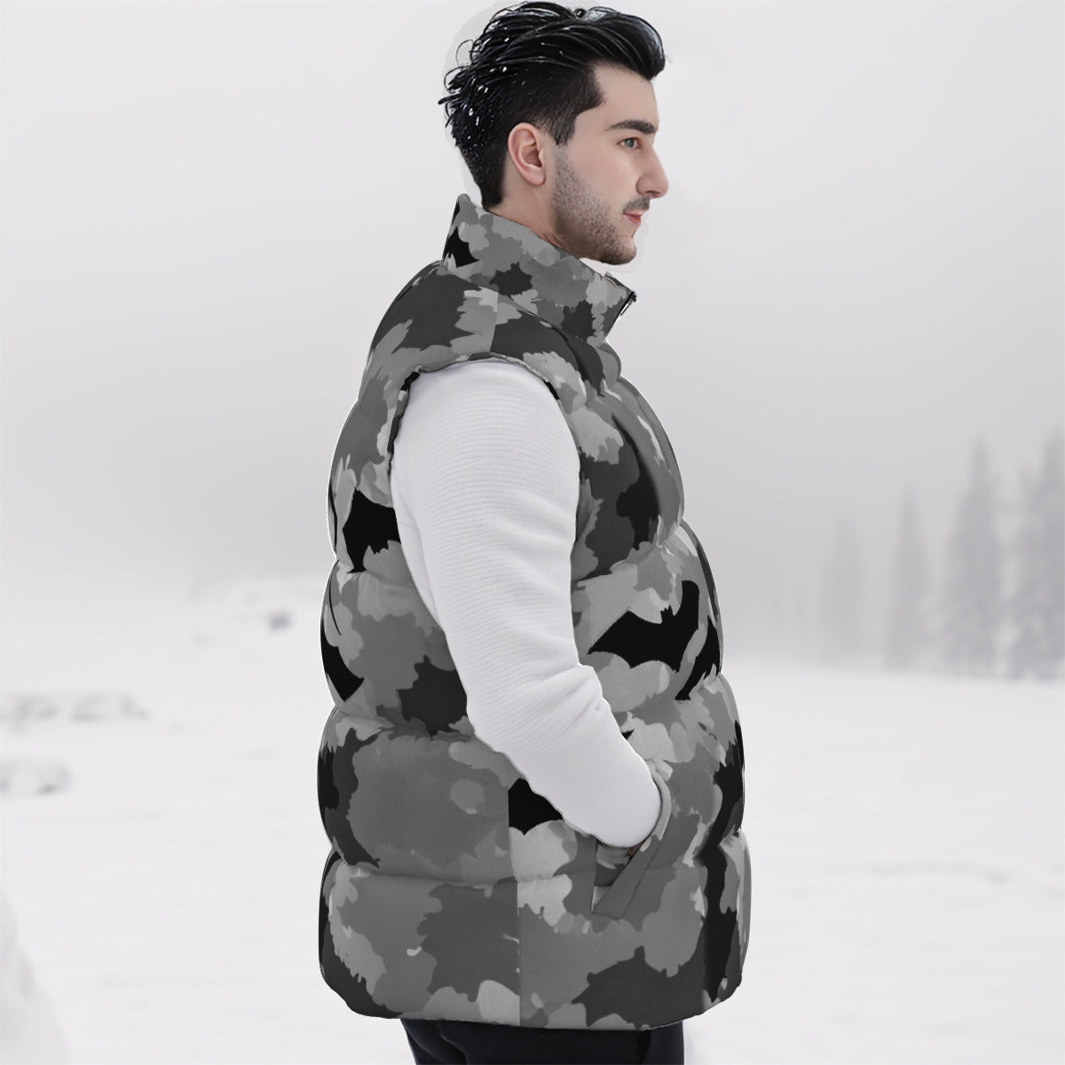 DSOR Unisex Camo Down Vest