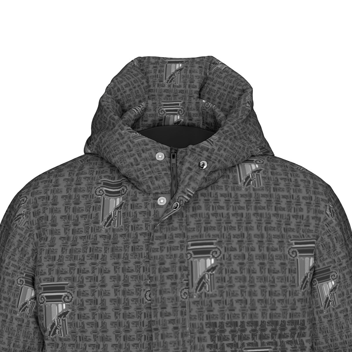 Shade Museum Unisex Long Down Jacket