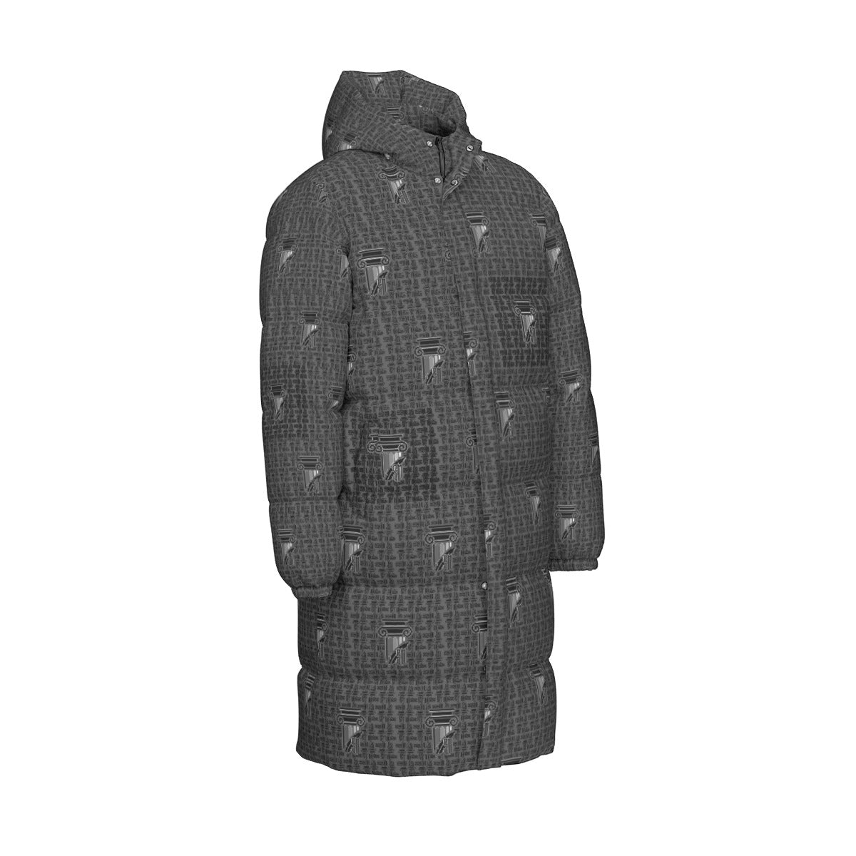 Shade Museum Unisex Long Down Jacket