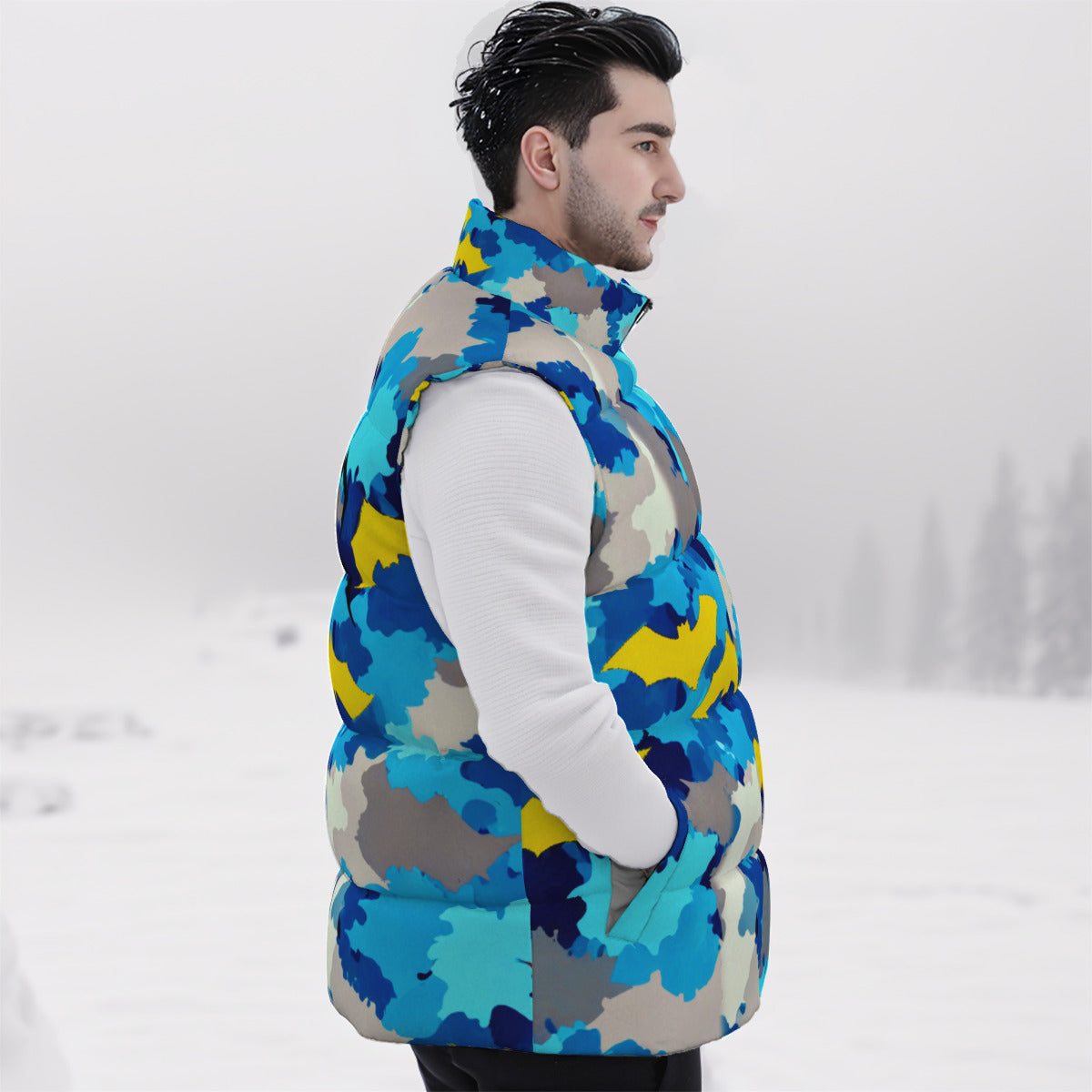 DSOR Unisex Camo Down Vest