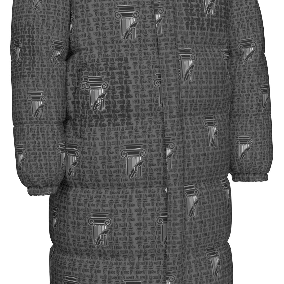 Shade Museum Unisex Long Down Jacket