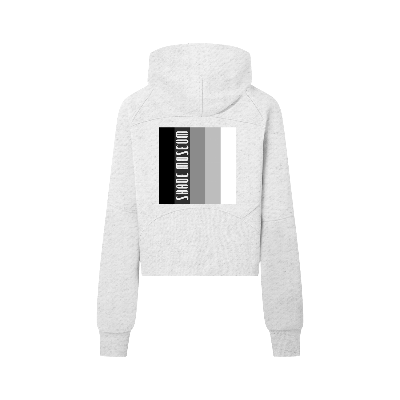 Shades Womens Cropped Half-Zip Tracksuit Hoodie