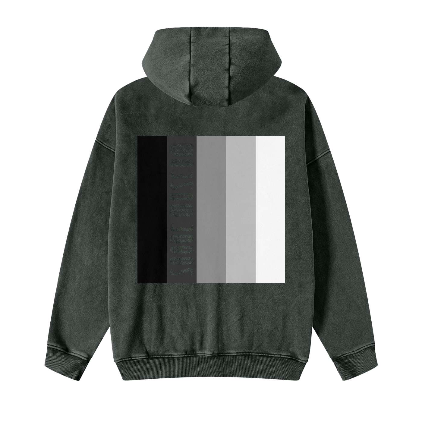 DSOR Unisex Acid Washed Zip Hoodie