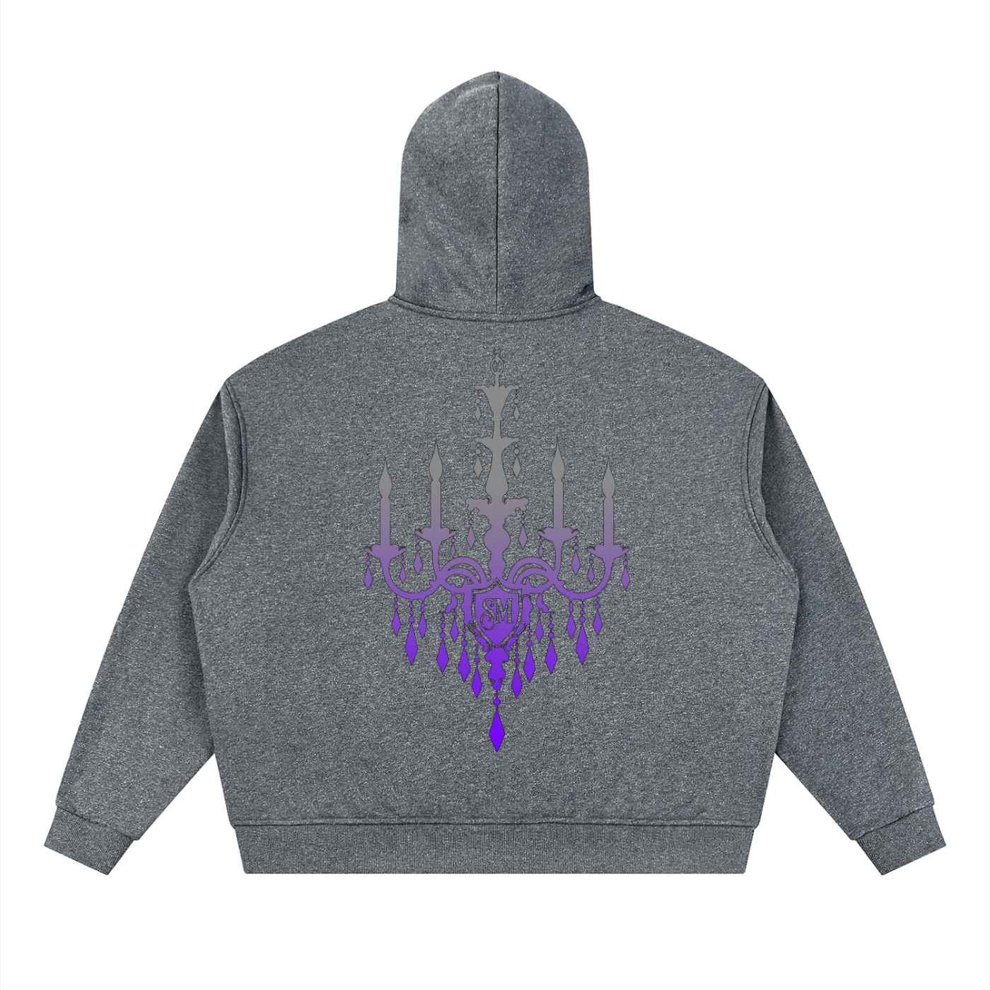 Unisex Sparkles Full Zip Boxy Hoodie