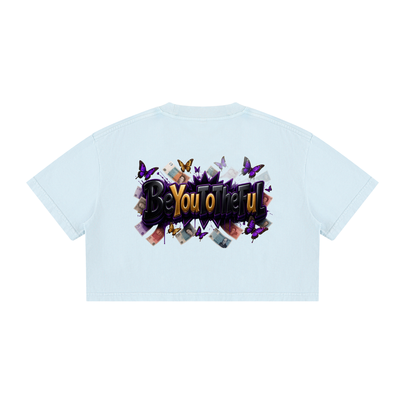 Women's Mineral Wash Cotton Crop T-Shirt