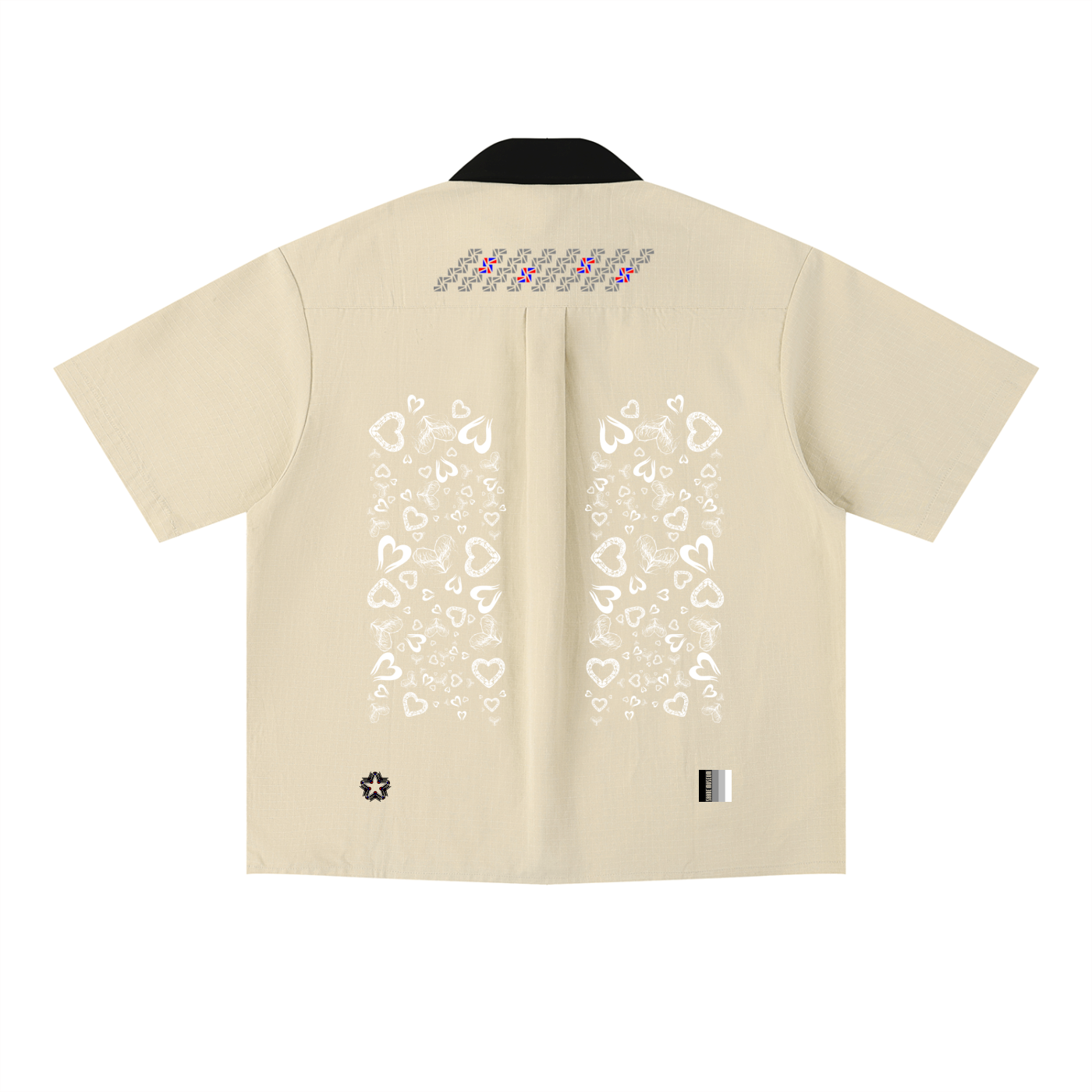 Unisex Color Block Short Sleeve Shirt