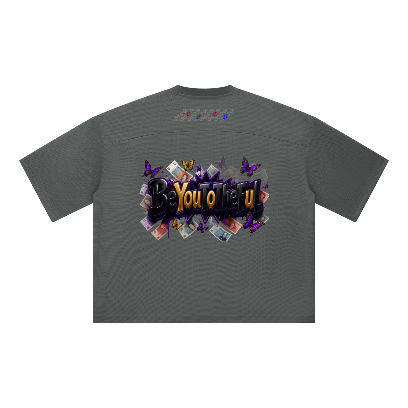 Unisex Boxy Mesh Crewneck T-Shirt