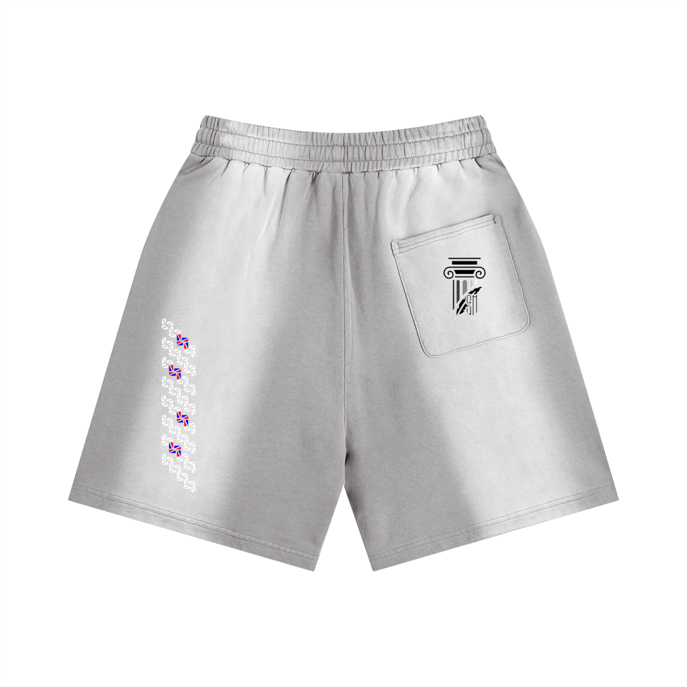 Sun Fade Distressed Shorts
