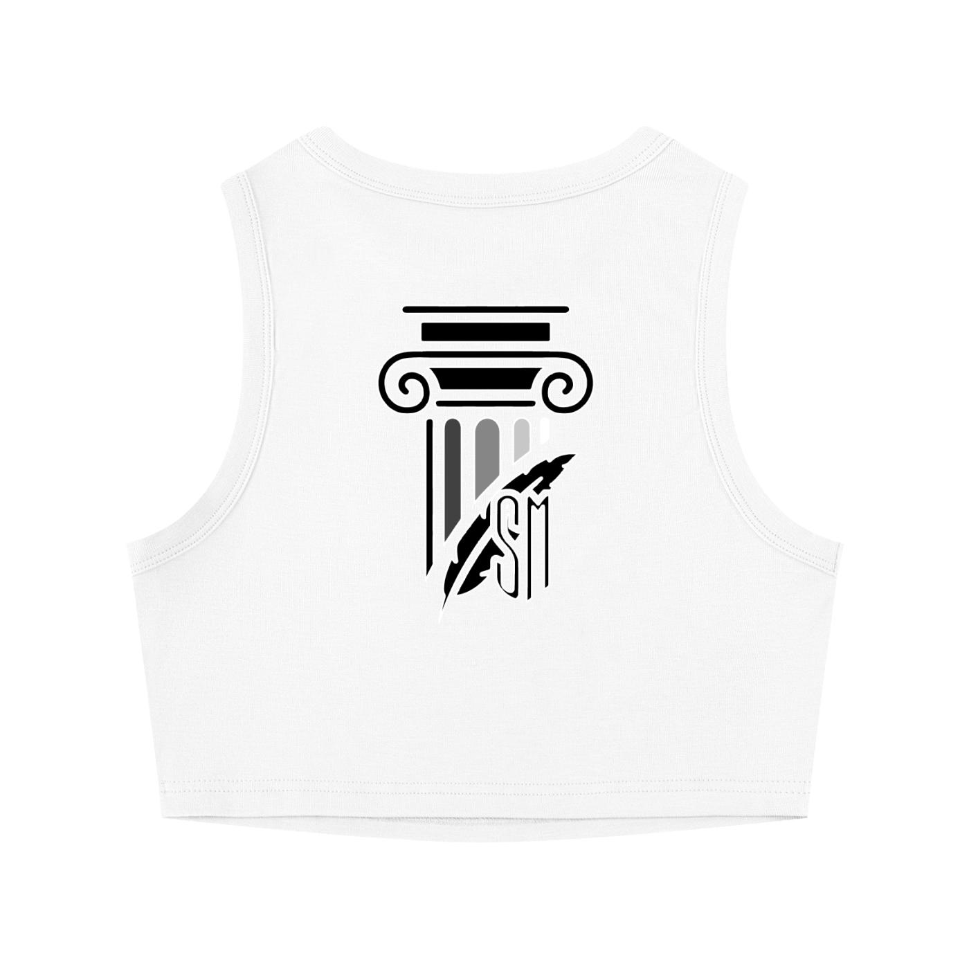 Women's Tight Crewneck Crop Tank Top