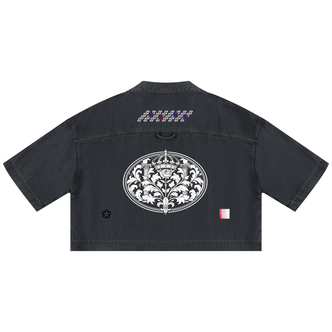 Women's Vintage Wash Boxy Cropped Shirt
