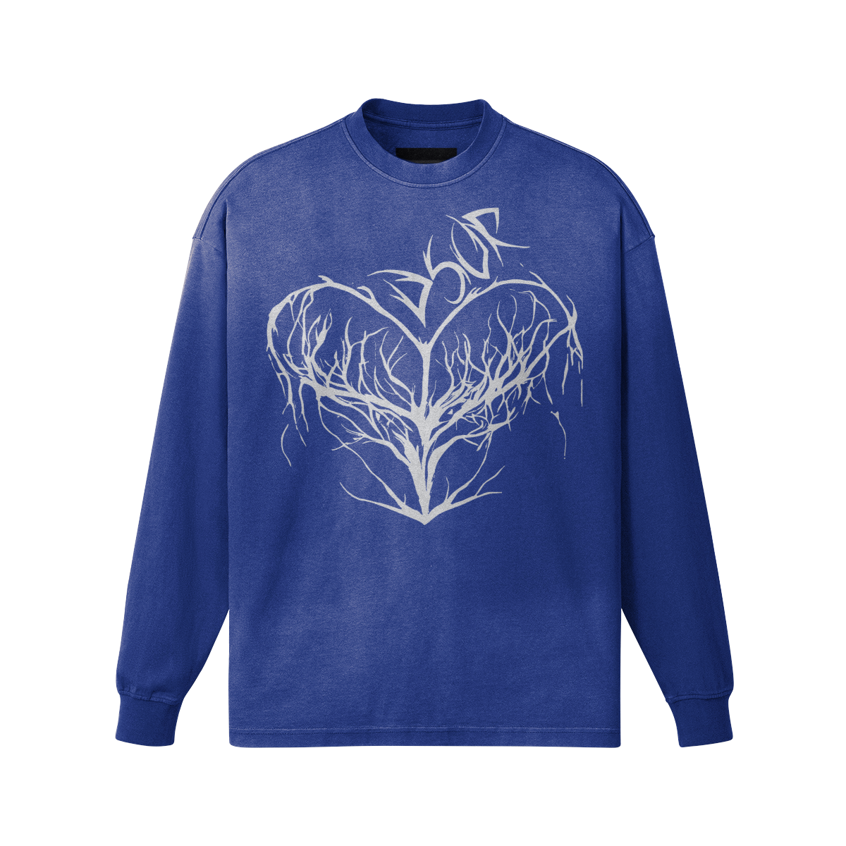 DSOR Unisex Heart Long Sleeve Tee
