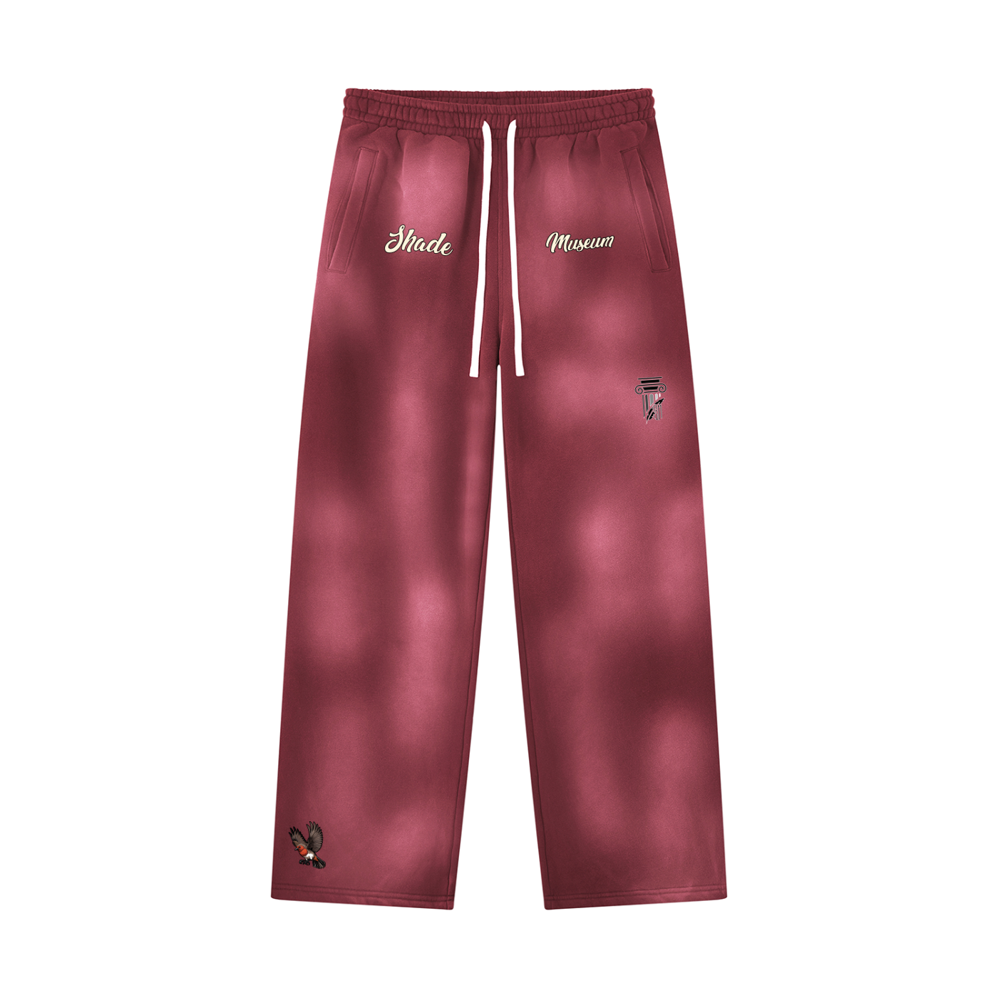 Unisex Sunfade Wide Leg Fleece Sweatpants