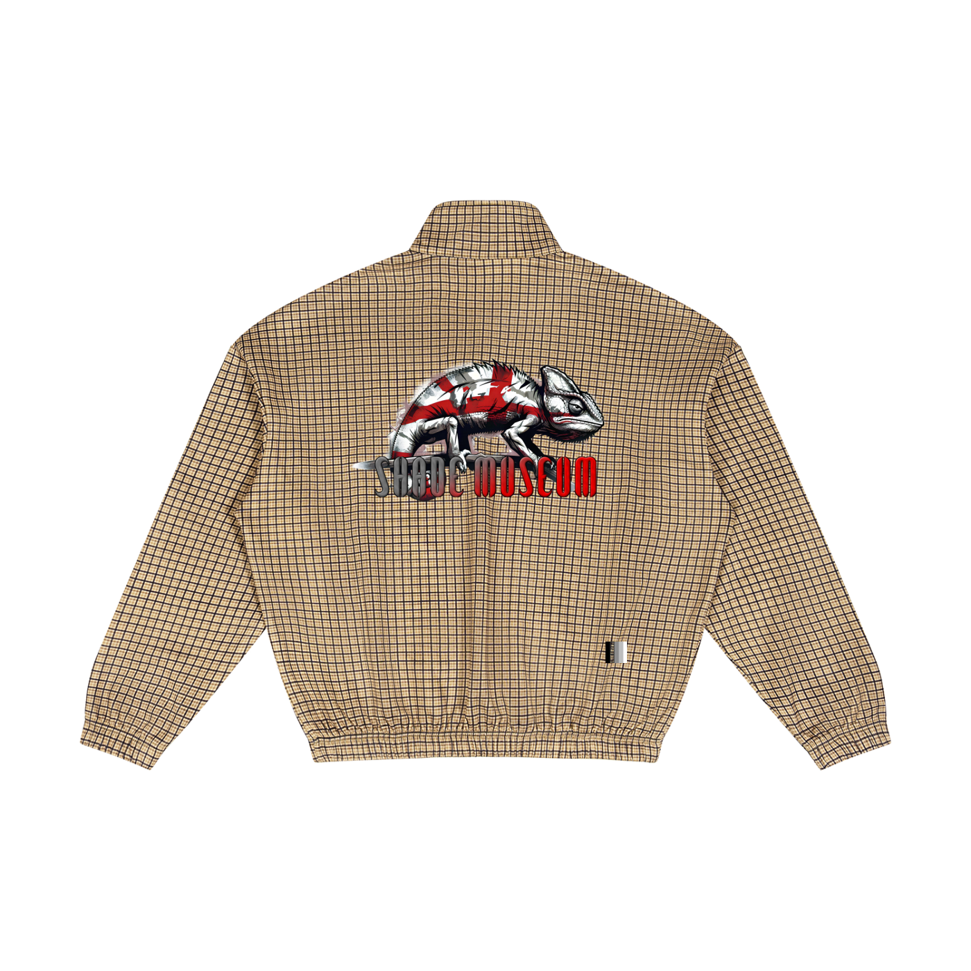 Unisex Plaid Quarter-Zip Sweatshirt