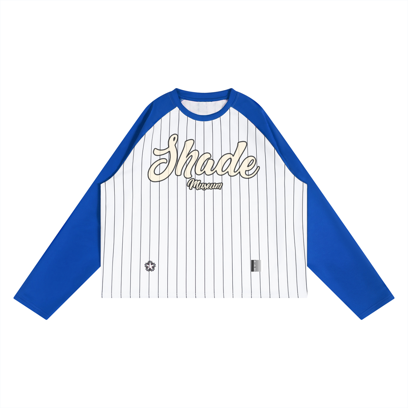 Unisex Striped Raglan Long Sleeve T-Shirt