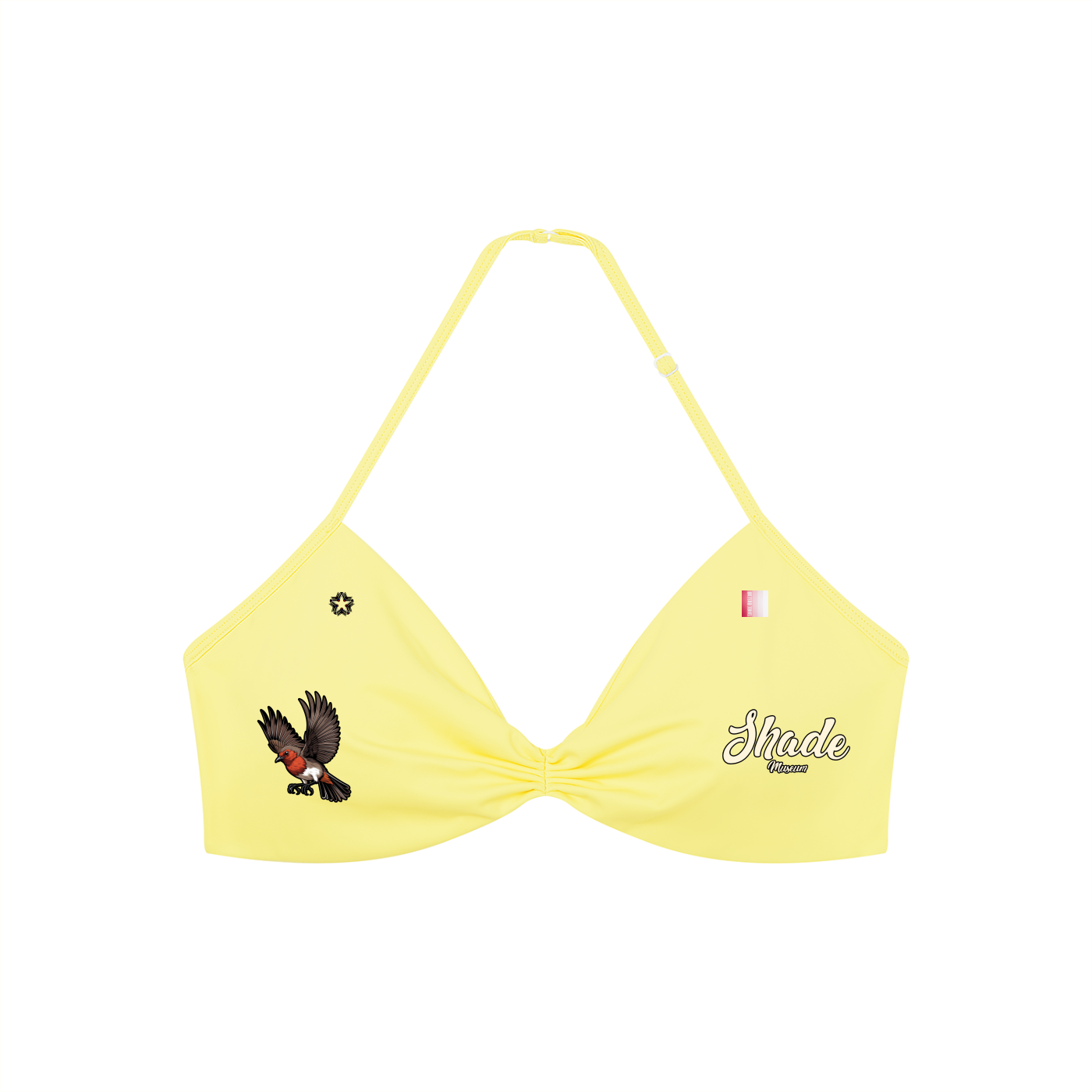 Women’s Ruched Halter-Neck Sports Bra