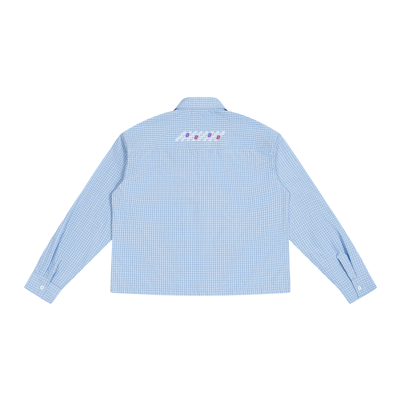 Unisex Boxy Plaid Long Sleeve Shirt