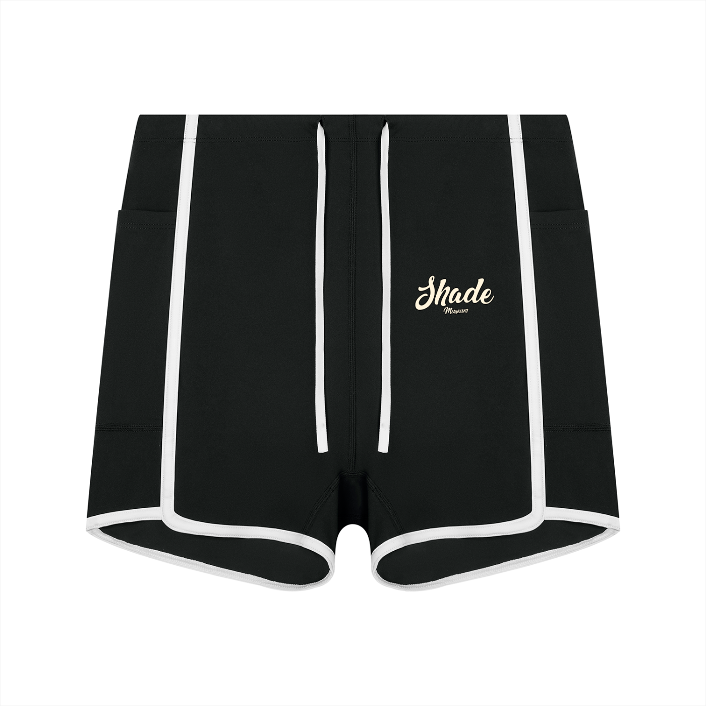 Women's High Rise Color Block Yoga Shorts