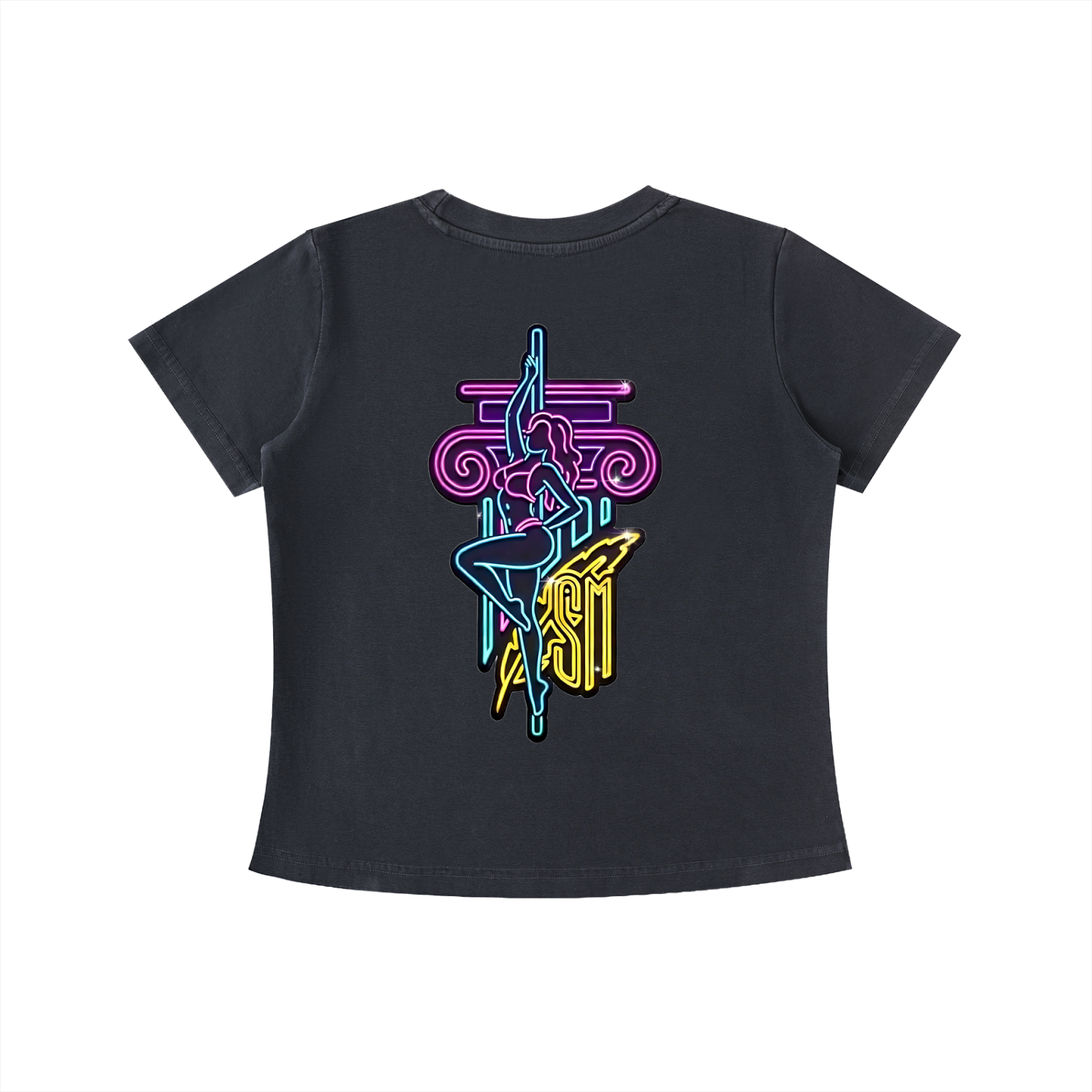 Pole Dancer Vintage Wash Slim Fit T-shirt
