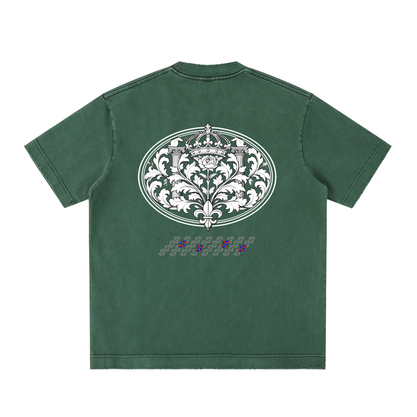 Heavyweight Vintage Washed Frayed T-Shirt