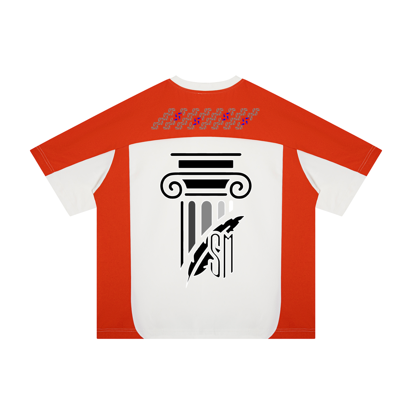 Unisex Color Block Loose T-Shirt