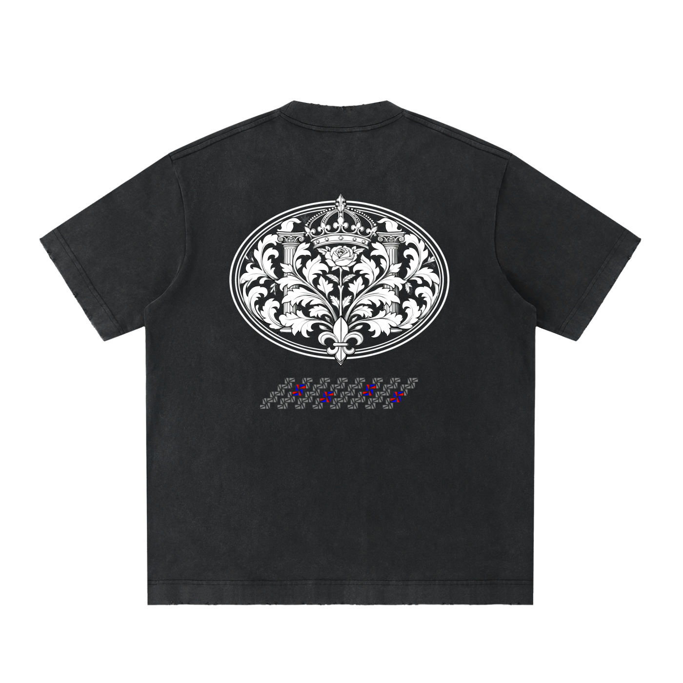 Heavyweight Vintage Washed Frayed T-Shirt