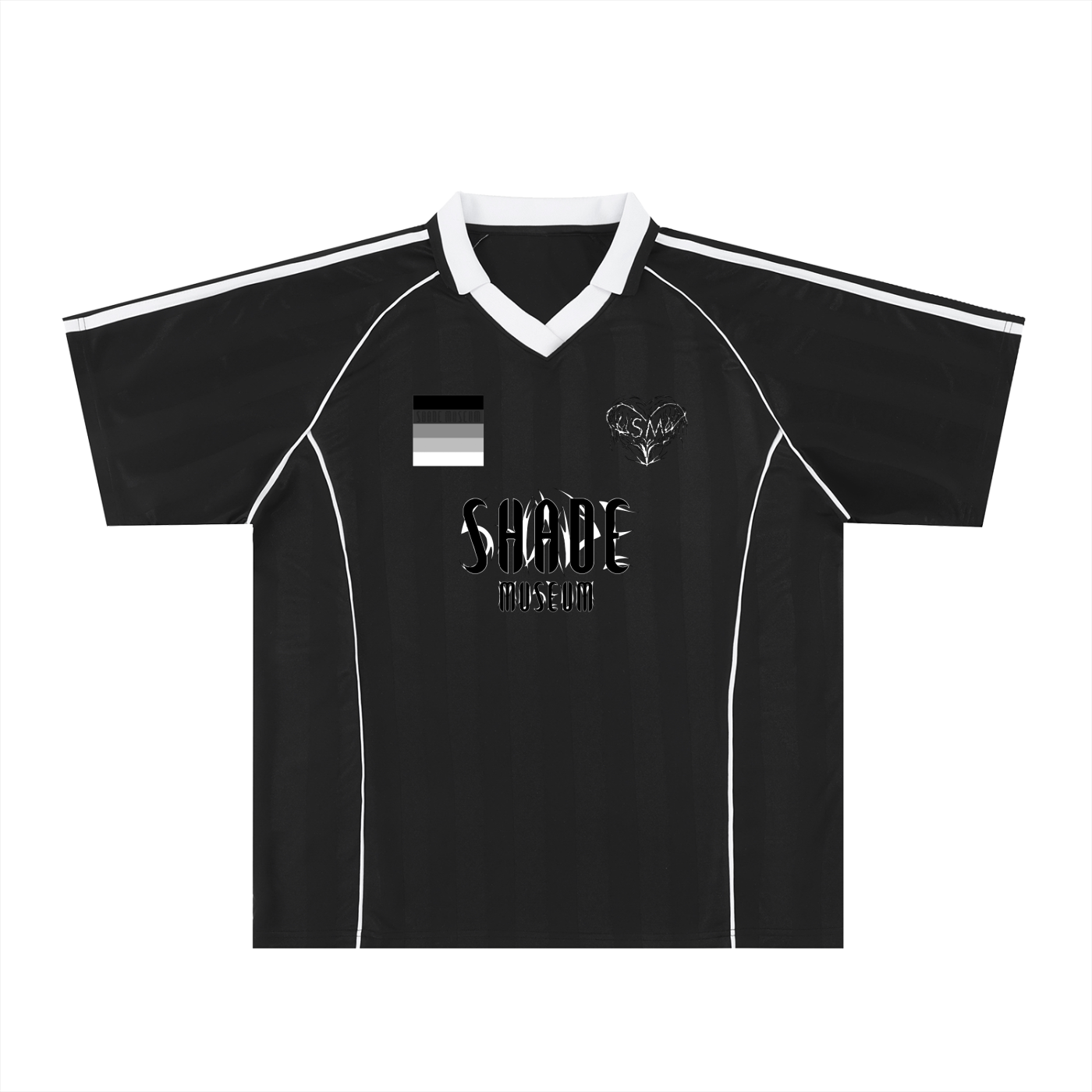 Shadow Stripe Collared Soccer Jersey