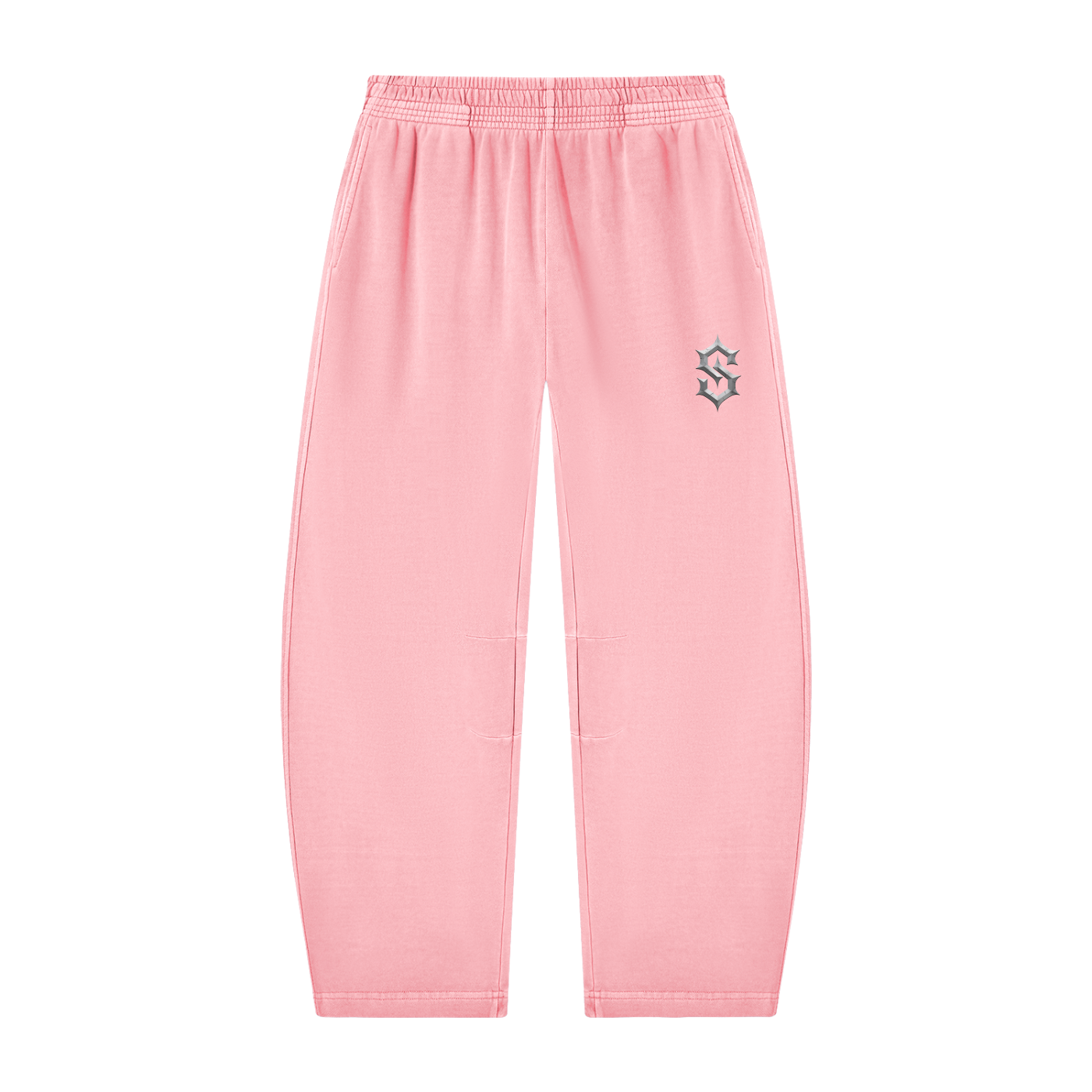 Unisex Vintage Washed Barrel Leg Sweatpants