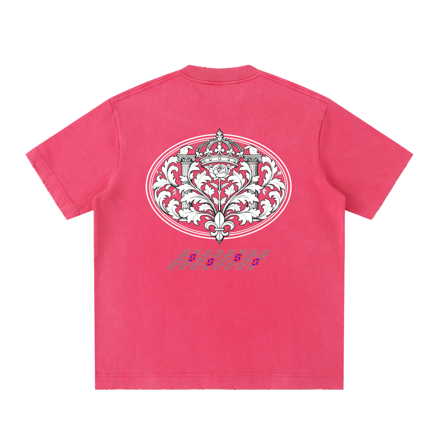 Heavyweight Vintage Washed Frayed T-Shirt