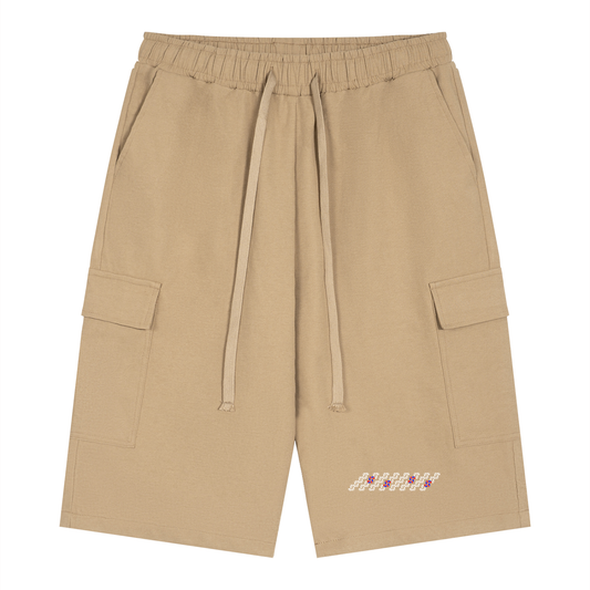 Unisex Drawstring Cargo Shorts