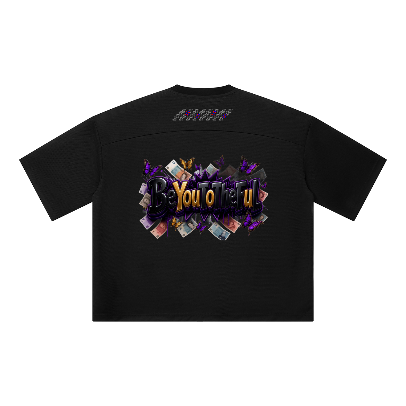 Unisex Boxy Mesh Crewneck T-Shirt