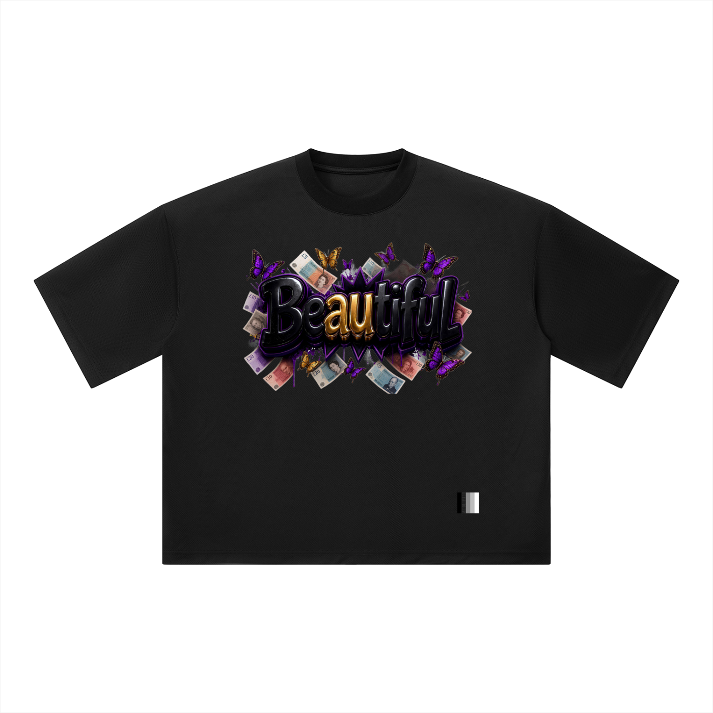 Unisex Boxy Mesh Crewneck T-Shirt