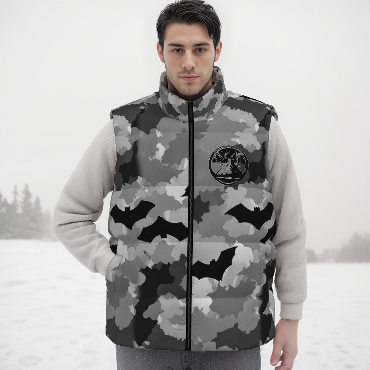 DSOR Unisex Camo Down Vest