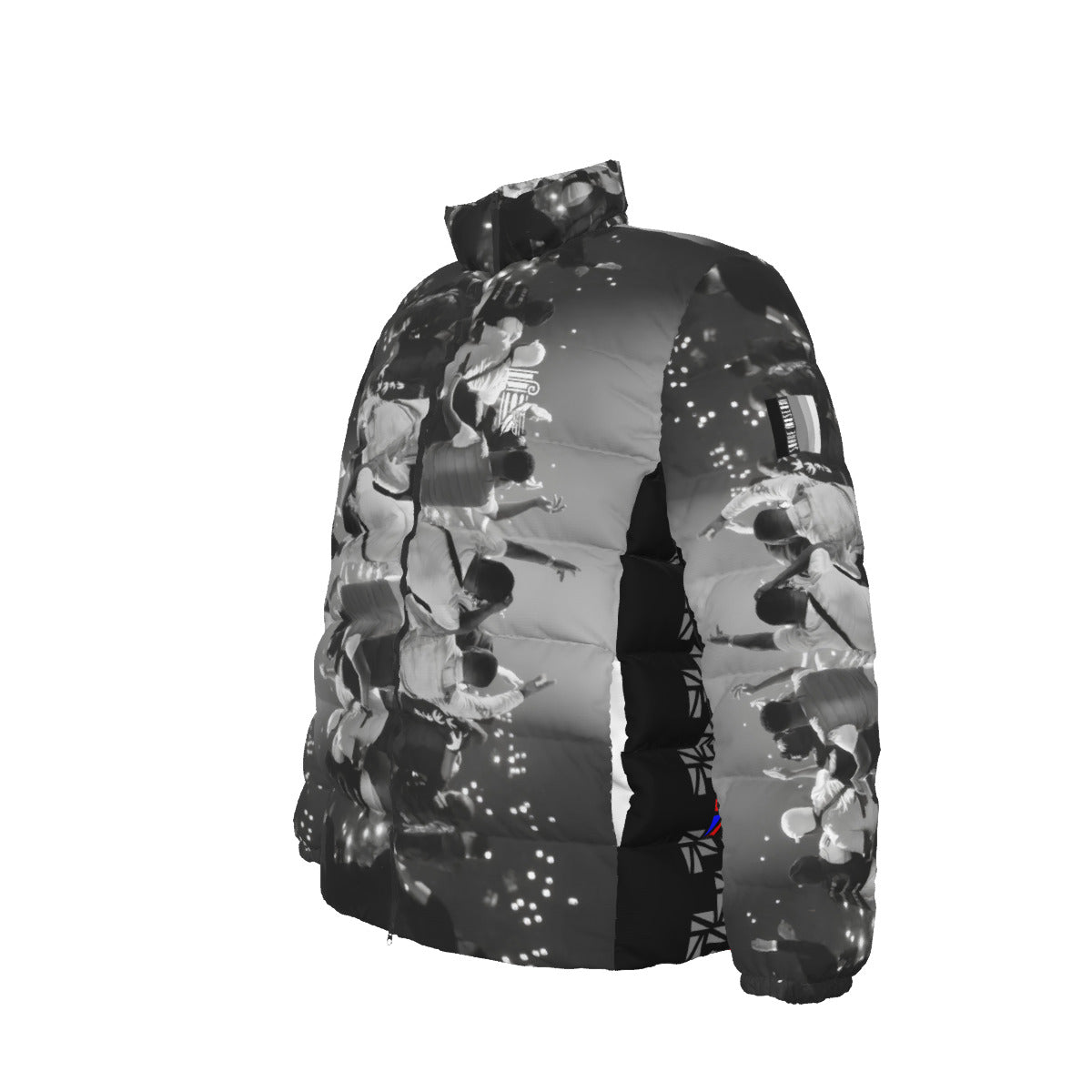 Unisex Stand collar slim down jacket