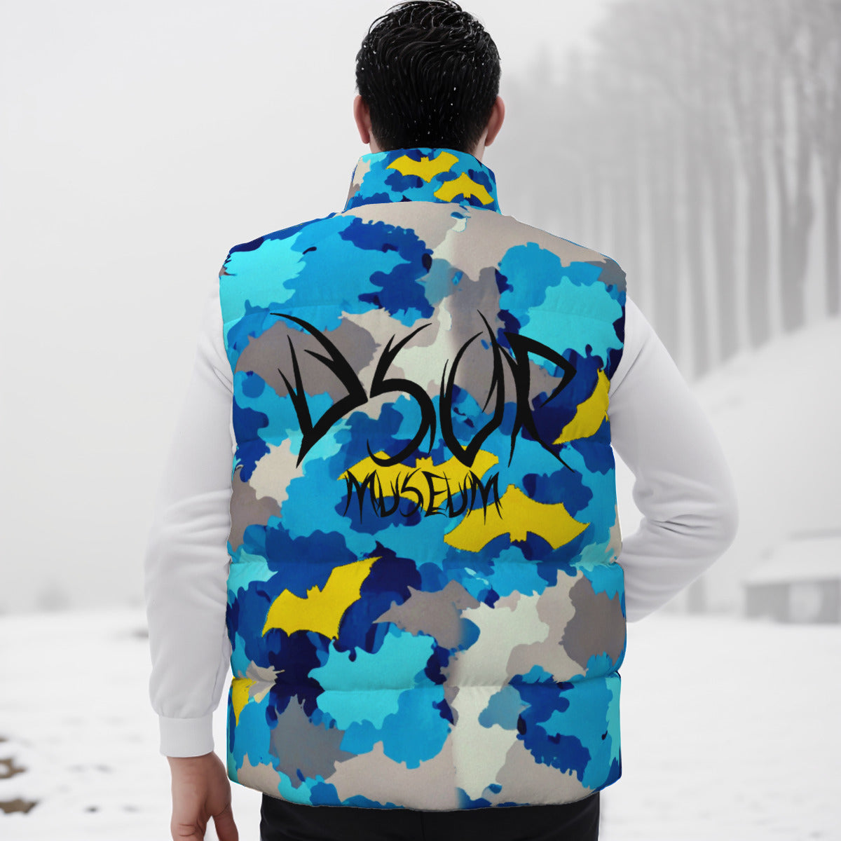 DSOR Unisex Camo Down Vest
