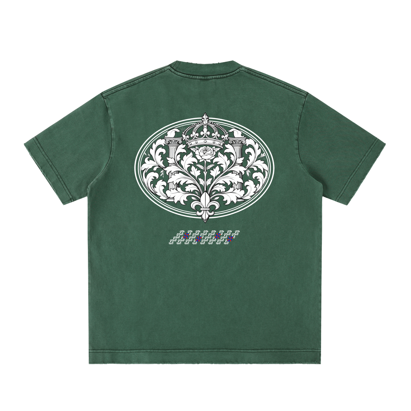 Heavyweight Vintage Washed Frayed T-Shirt