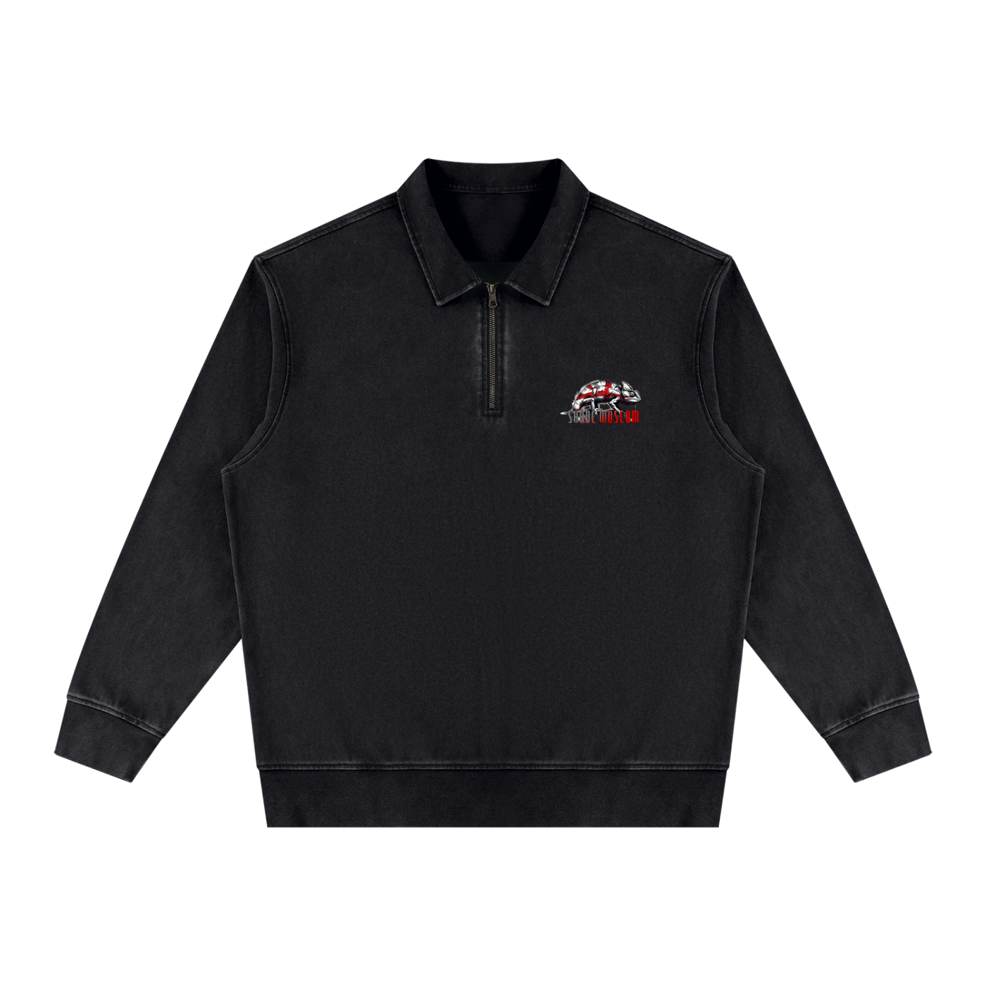 Unisex Vintage Wash Quarter-Zip Sweatshirt
