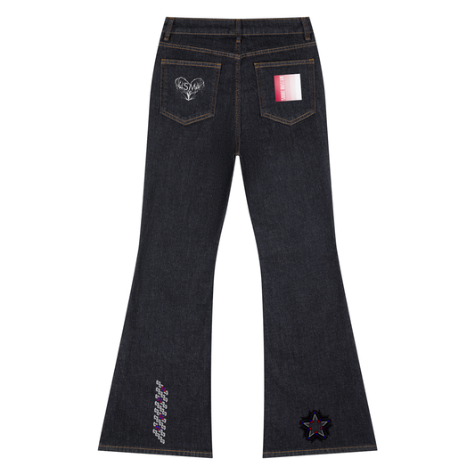 Women's High-Rise Flared Jeans