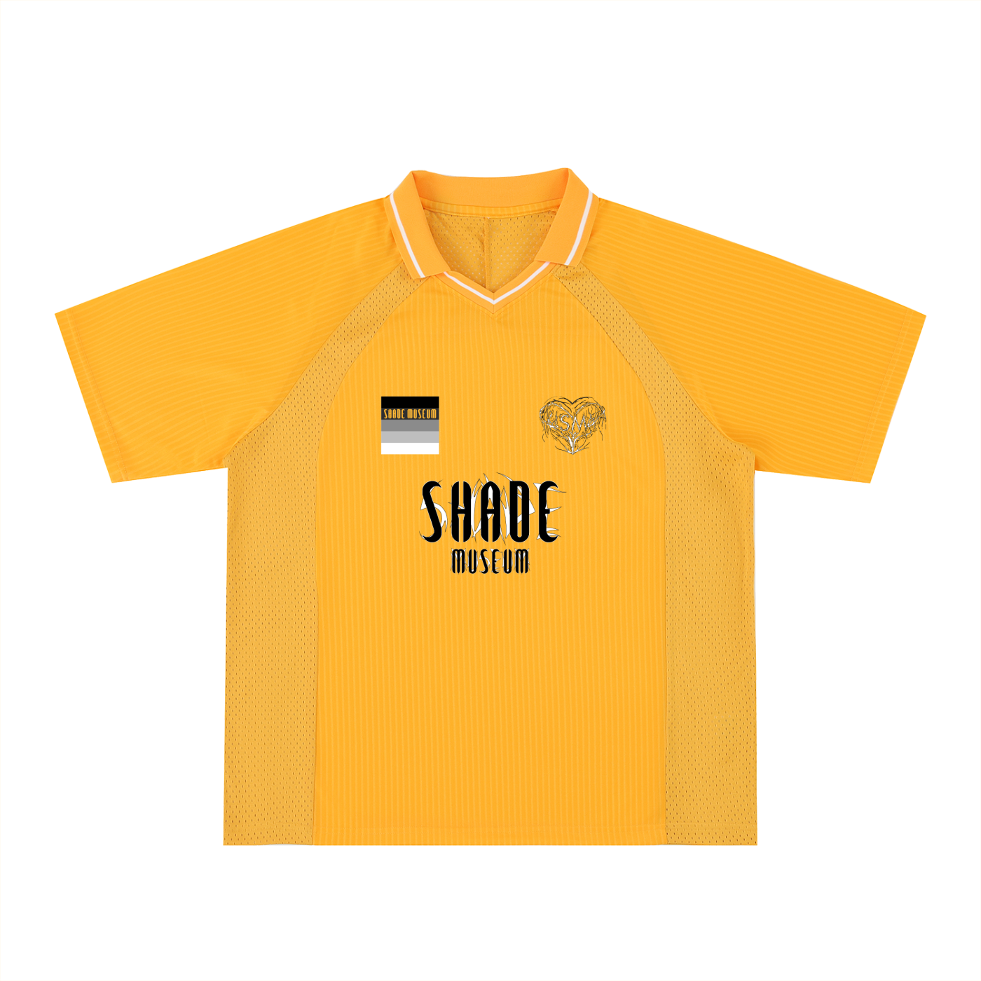 Striped V-Neck Soccer Jersey