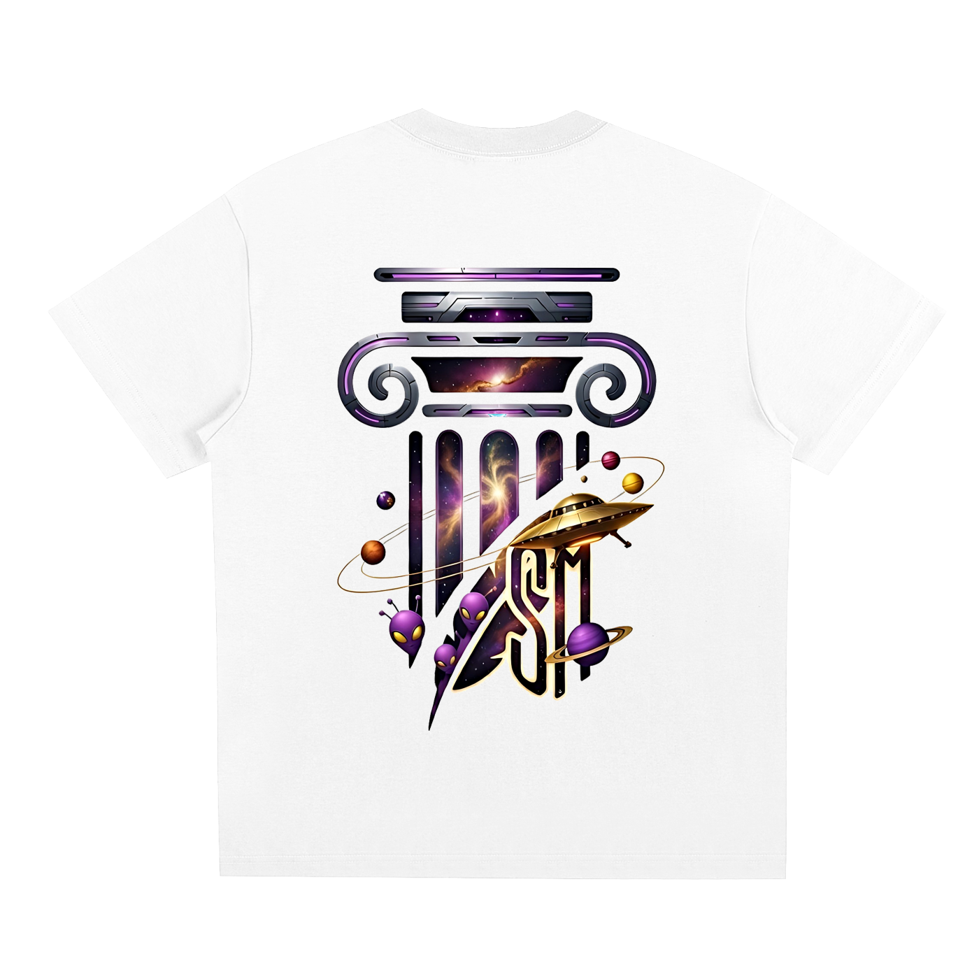 Purple UFO Sorona Quick-Dry Cooling T-Shirt