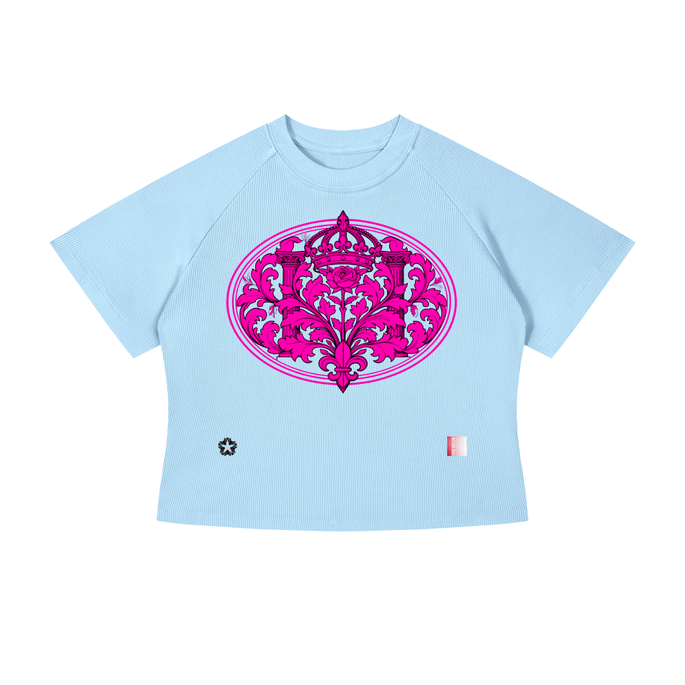 Women's Mineral Wash Crop T-Shirt