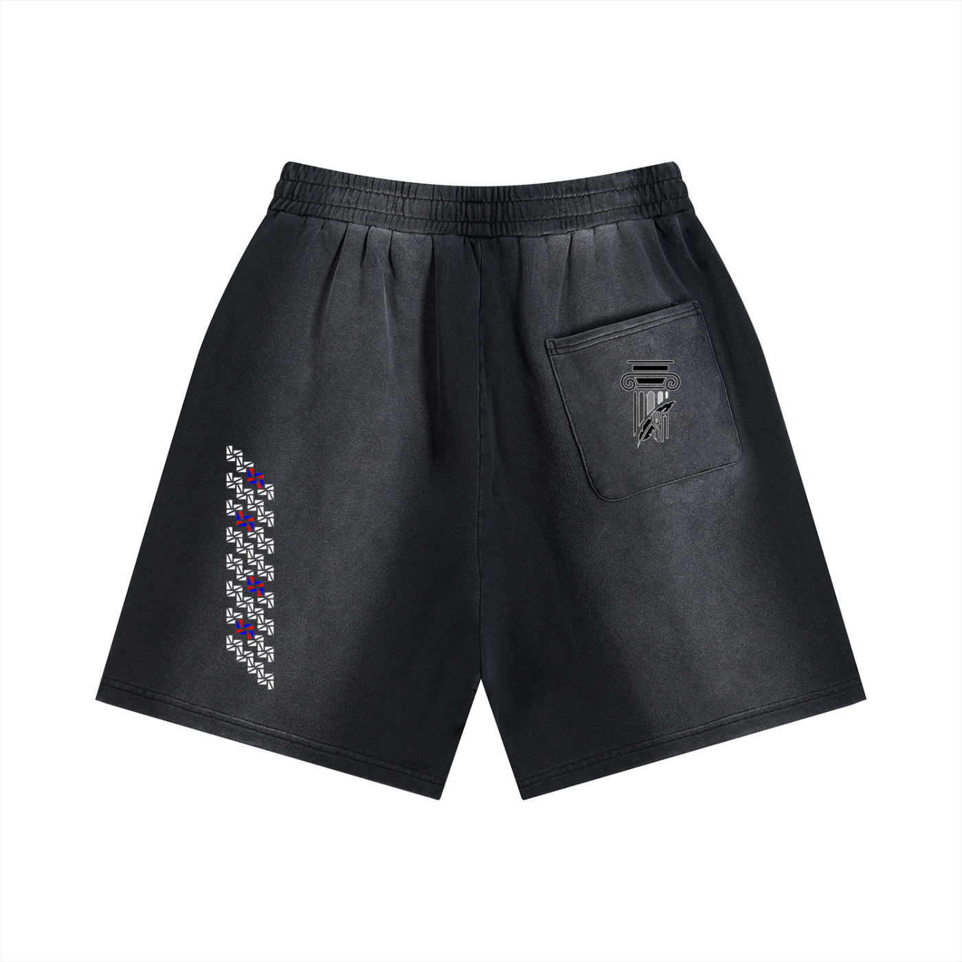 Sun Fade Distressed Shorts