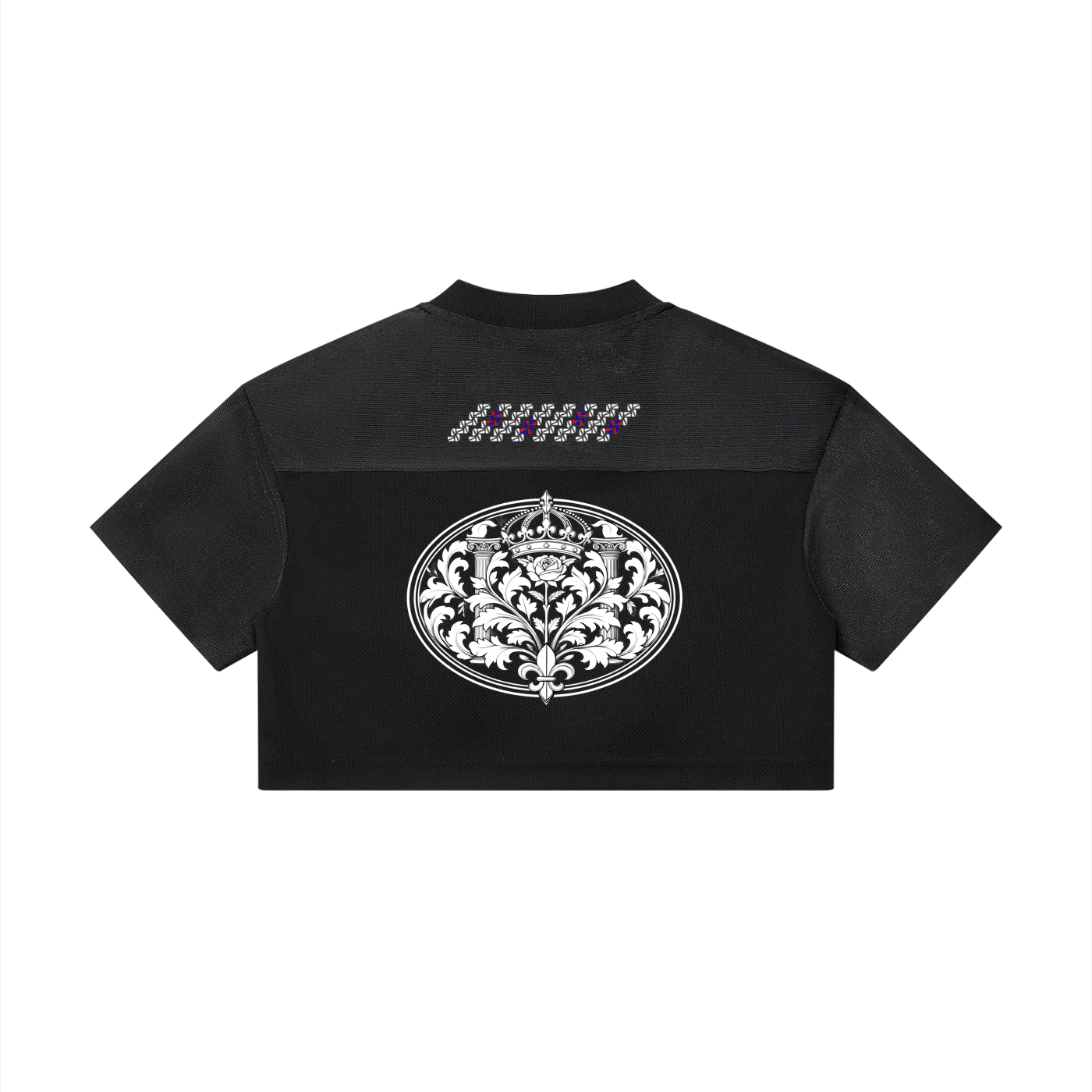 Women’s Cropped Paneled V-Neck Jersey