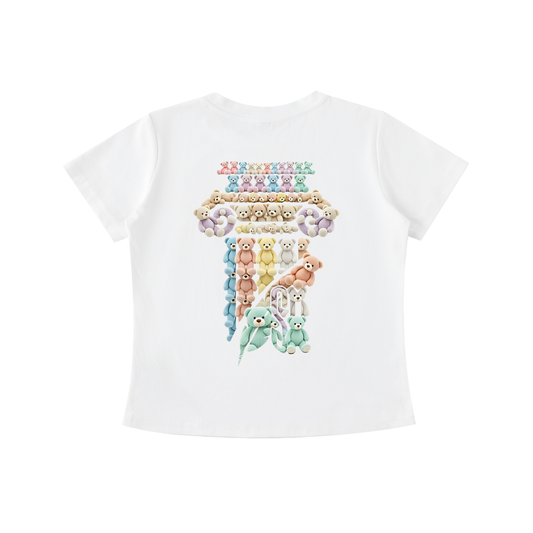 Teddy Bear Vintage Wash Slim Fit T-shirt