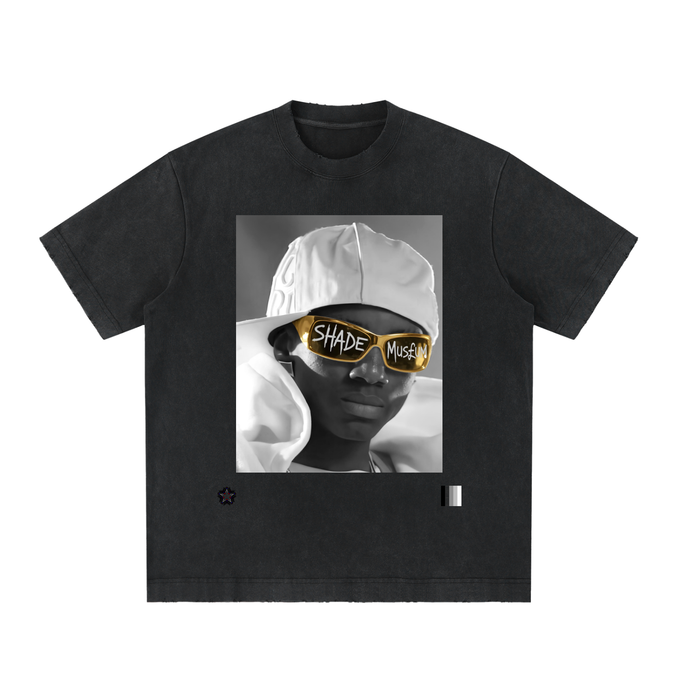 Heavyweight Vintage Washed Frayed T-Shirt