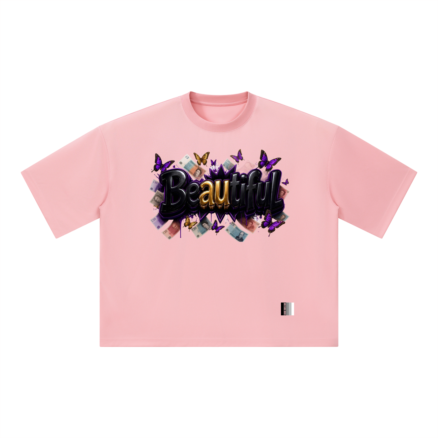 Unisex Boxy Mesh Crewneck T-Shirt