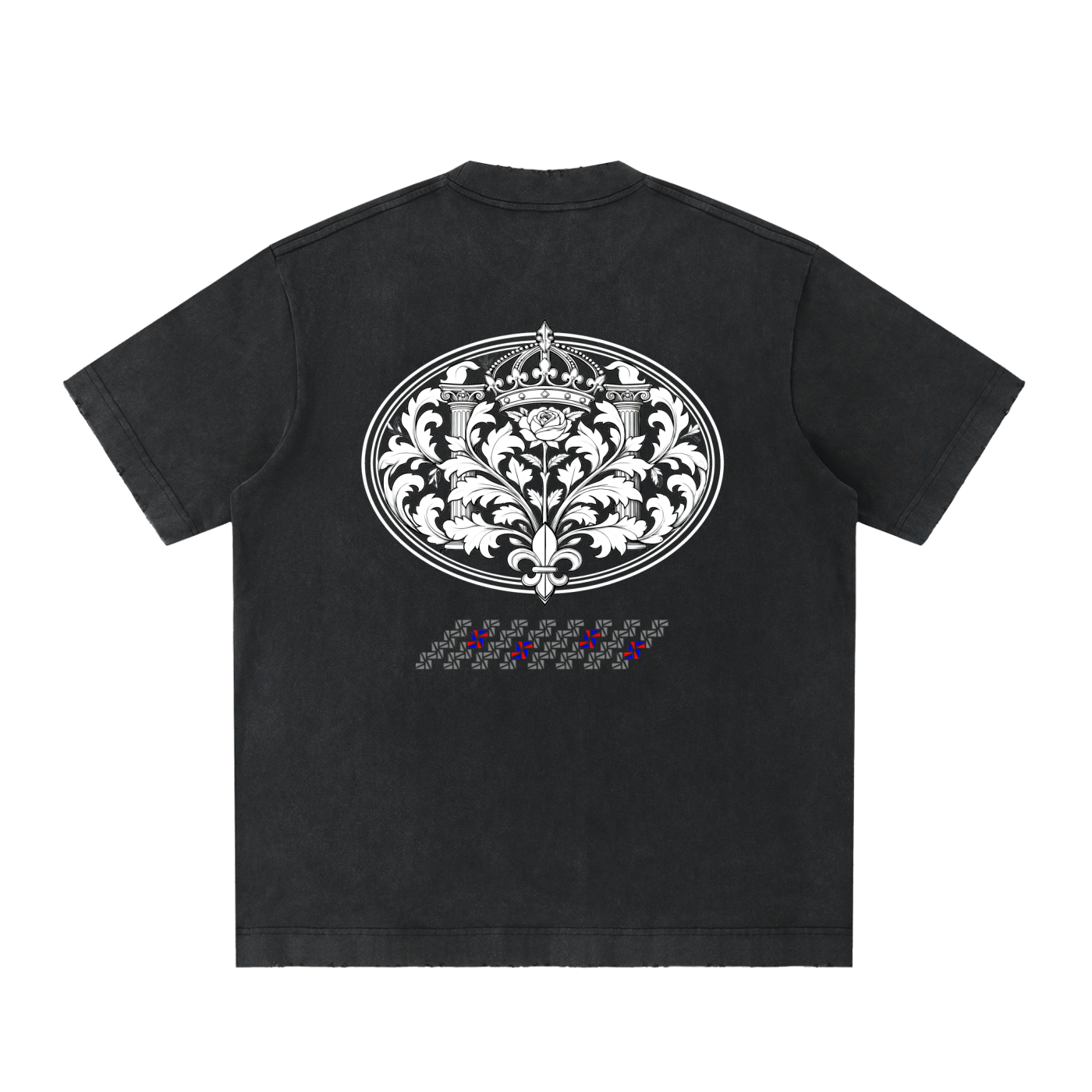 Heavyweight Vintage Washed Frayed T-Shirt