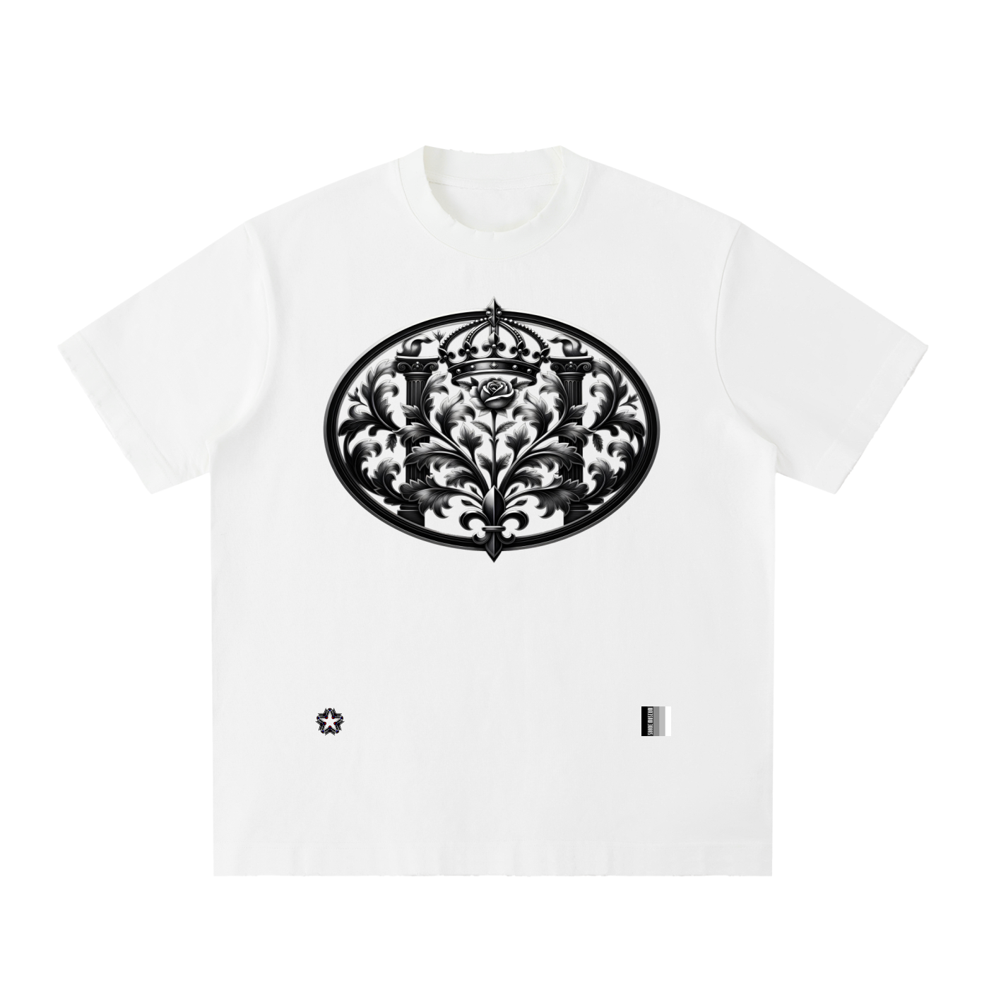 Heavyweight Vintage Washed Frayed T-Shirt